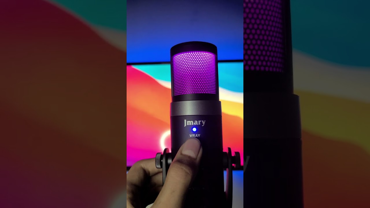 Jmary Mc-pw9 Wired Usb Rgb Microphone - Recording Microphone