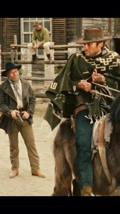 🔥 'Welcome to Hell Town! | A Fistful of Dollars Classic Scene 🔥 #music #movie #movie #music