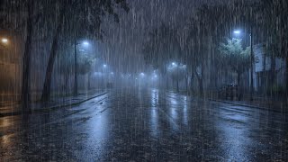 HEAVY RAIN for Sleeping & Insomnia Relief - Rain Sounds for Sleeping, for Insomnia Relief, Relaxing