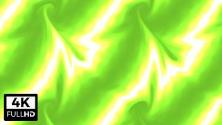 Green Waves 🌊💚 Hypnotic Lime Swirls | 1 hour of Undulating Neon Patterns | Screensaver | Desktop