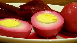 Яйца, маринованные со свеклой Яйца, маринованные со свеклой