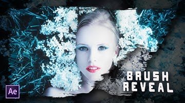 Paint Brush Slideshow Animation in After Effects - After Effects Tutorial - No Plugins Required