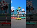 Railroad Crossing that Zooms on a Skateboard #Shorts