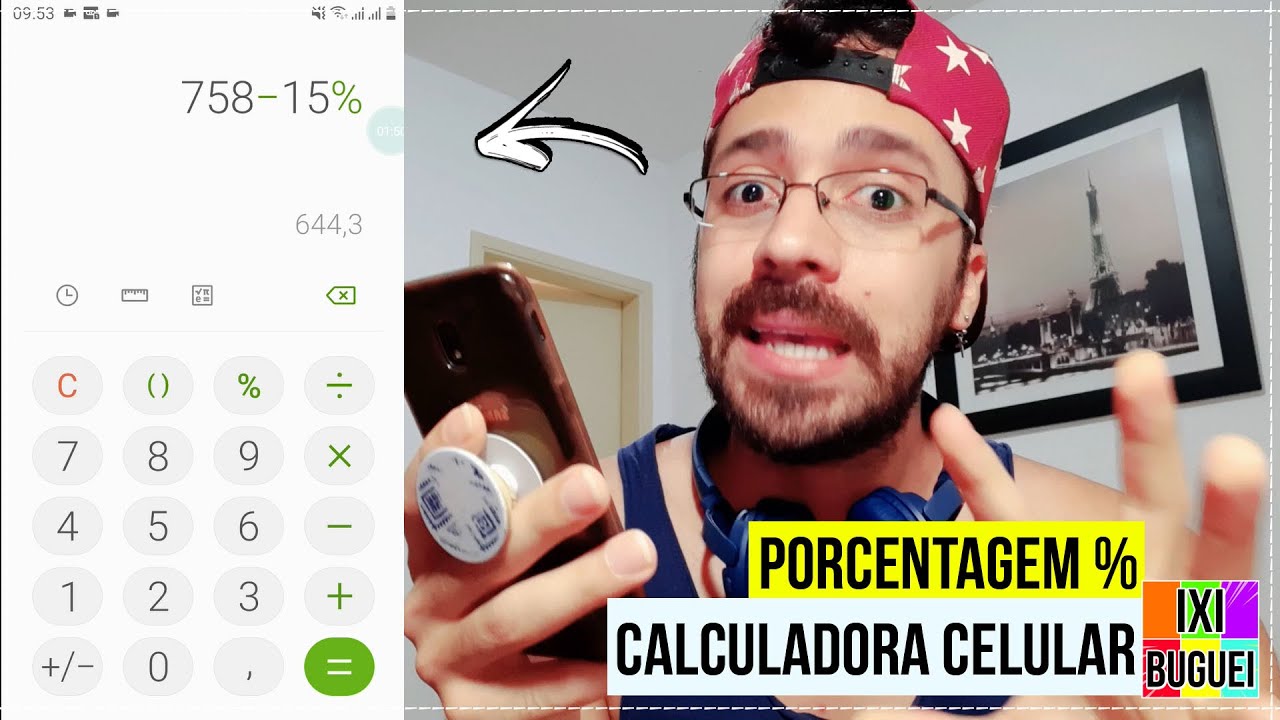 Como Fazer Porcentagem Na Calculadora Do Celular
