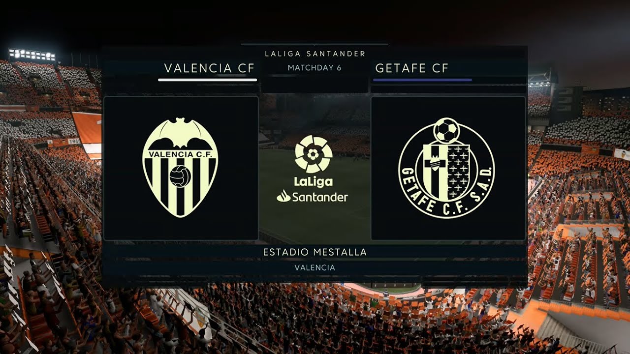 Valencia vs Getafe | La Liga (01/11/2020) | Fifa 21