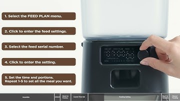 How to assemble and program oneisall cat feeder-Oneisall