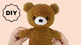 くまのぬいぐるみの作り方 | How to Make a Stuffed Animal | Handmade Plush Toy