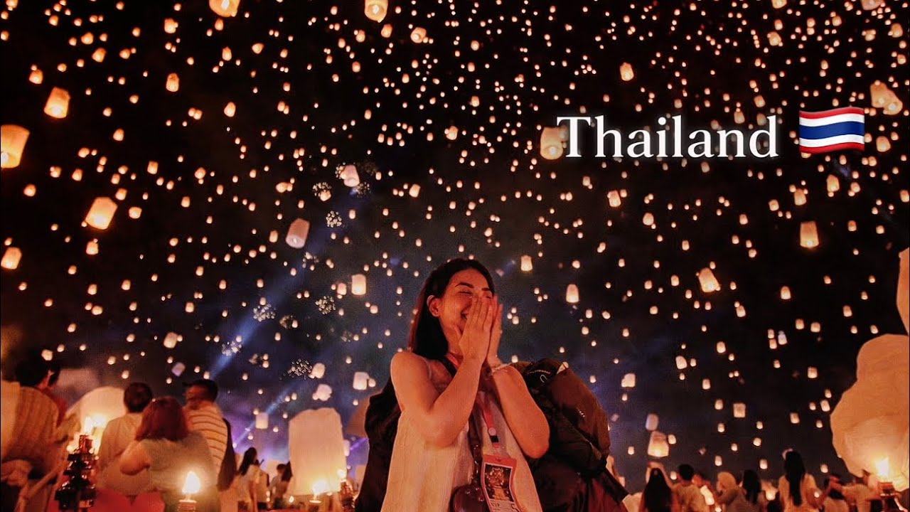 Thả đèn trời Yi Peng ở Chiang Mai ✨ | Thailand Vlog 🇹🇭