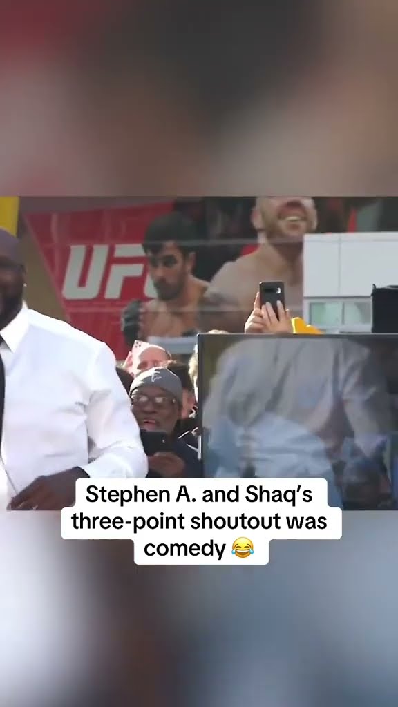 Stephen A. vs. Shaq in a 3-point contest ? (via NBA on TNT)
