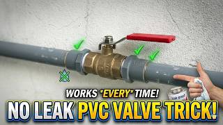 Easy Pvc Pipe Stop Valve Installation Simple Diy Trick
