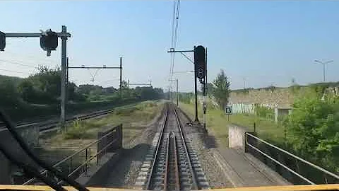 Filmpje vanuit de trein over de aanleg tijdelijk spoor in Vught. (BAM Infra)