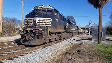 NS D9-44CW #9360 Leads 373 & NS ES40DC #7548 Leads 54N