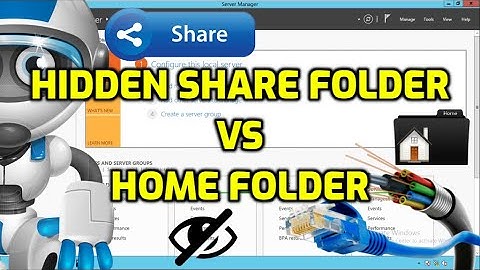 Create Home Folder & Hidden Folder For Client PC User | Windows Server 2012 | Sachin Nimshan