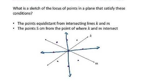 12-6: Locus: A Set of Points