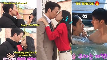 MOUTH TO MOUTH GAME! KIYONG SUGGESTED THIS IDEA!! Eunjin got startled while kissing him😭😌