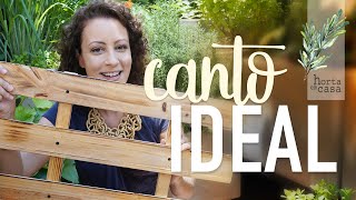 O canto IDEAL pra sua HORTA EM CASA