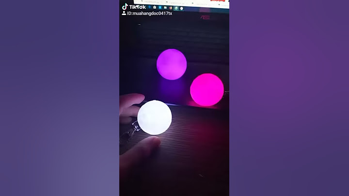 Móc khóa mặt trăng, quả bóng và trái đất phát sáng 3d đèn led 7 màu
