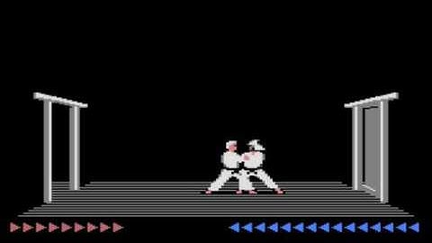 Atari 8-bit Karateka (Brøderbund Software) prototype - longplay