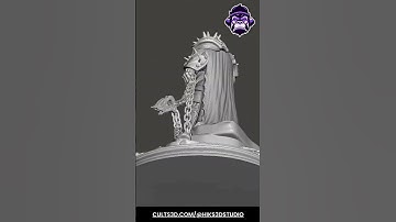 Gravechain Overlord – Dark Fantasy Dungeon Boss STL for 3D Printing