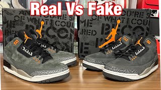 Air Jordan 3 Fear Real vs Fake Review.