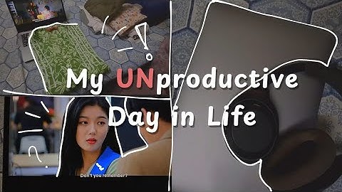 A very unPRODUCTIVE Day in my LIFE as an EXAM FREE college student