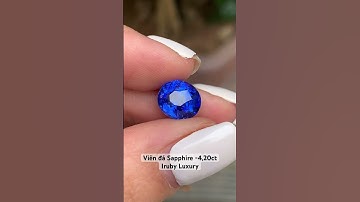 Cùng ngắm nhìn vẻ đẹp của viên đá Sapphire đến từ nhà Iruby Luxury #daquytunhien #iruby #sapphire