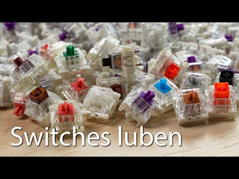 Switch Lubing - Quiet and smooth mechanical keyboards, homemade