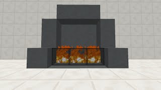 How to Make a Working Fireplace in Minecraft (Redstone)