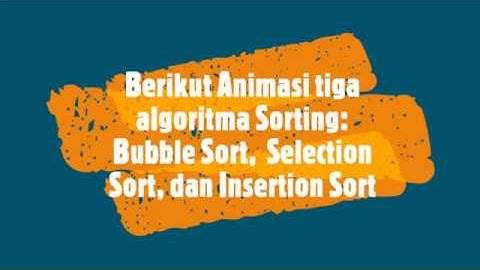 Struktur Data - Animasi Sorting