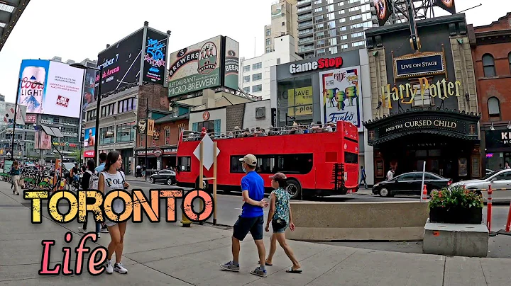 Toronto life, Downtown Toronto, Ontario, Canada 4K