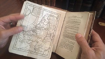 Pocket Atlas Gazetteer 1783 World Geography Universal 18 folding maps two showing Calif. as Island