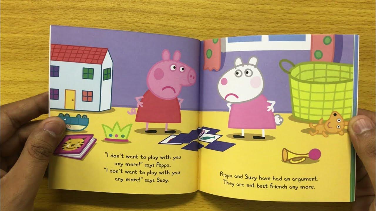 Livre - Peppa Pig ; Peppa se dispute avec Suzy