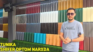 OPTOM NARXDA TUNIKA SHIFER NARXLARI SIZ ISTAGAN RANG VA QALINLIKDA TAYYORLAB BERILADI