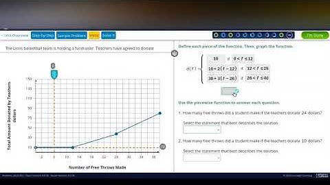 Exploring Constant Change: Piecewise Functions (Mathia tutorial)