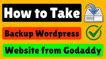How to take backup of WordPress site from GoDaddy | How to download WordPress website backup (2025)