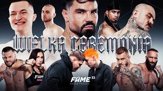 FAME 33: Wielka Ceremonia, KUKIRINIARZ vs DRILLOWIEC, F2F: LEQU vs MARECZEK