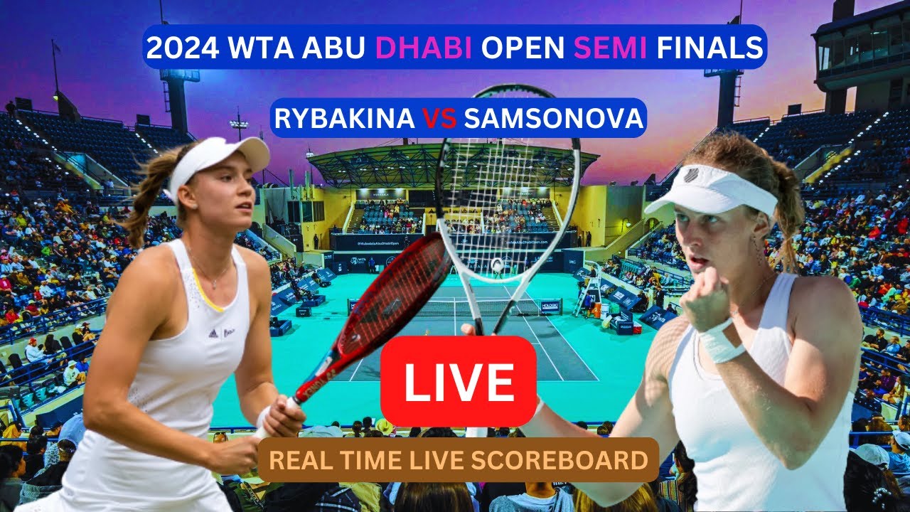 Elena Rybakina Vs Liudmila Samsonova LIVE Score UPDATE Today Women's