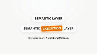 Semantic Layer vs Execution Layer: The Critical Difference