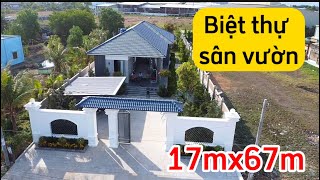 Nhà vườn Bình Chánh Saigonhouse 17mx67m phong cách Mỹ | nhà đẹp Bình Chánh |nhà Bình Chánh giá rẻ