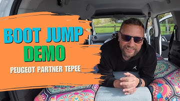 Micro Camper Van Tour and Boot Jump Demonstration | Peugeot Partner