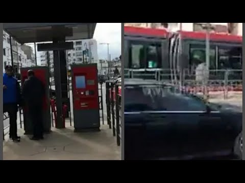 جولة عبر طرامواي الدار البيضاء من الحي الحسني الى سيدي مومن