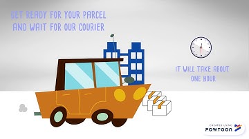 delivery services animation