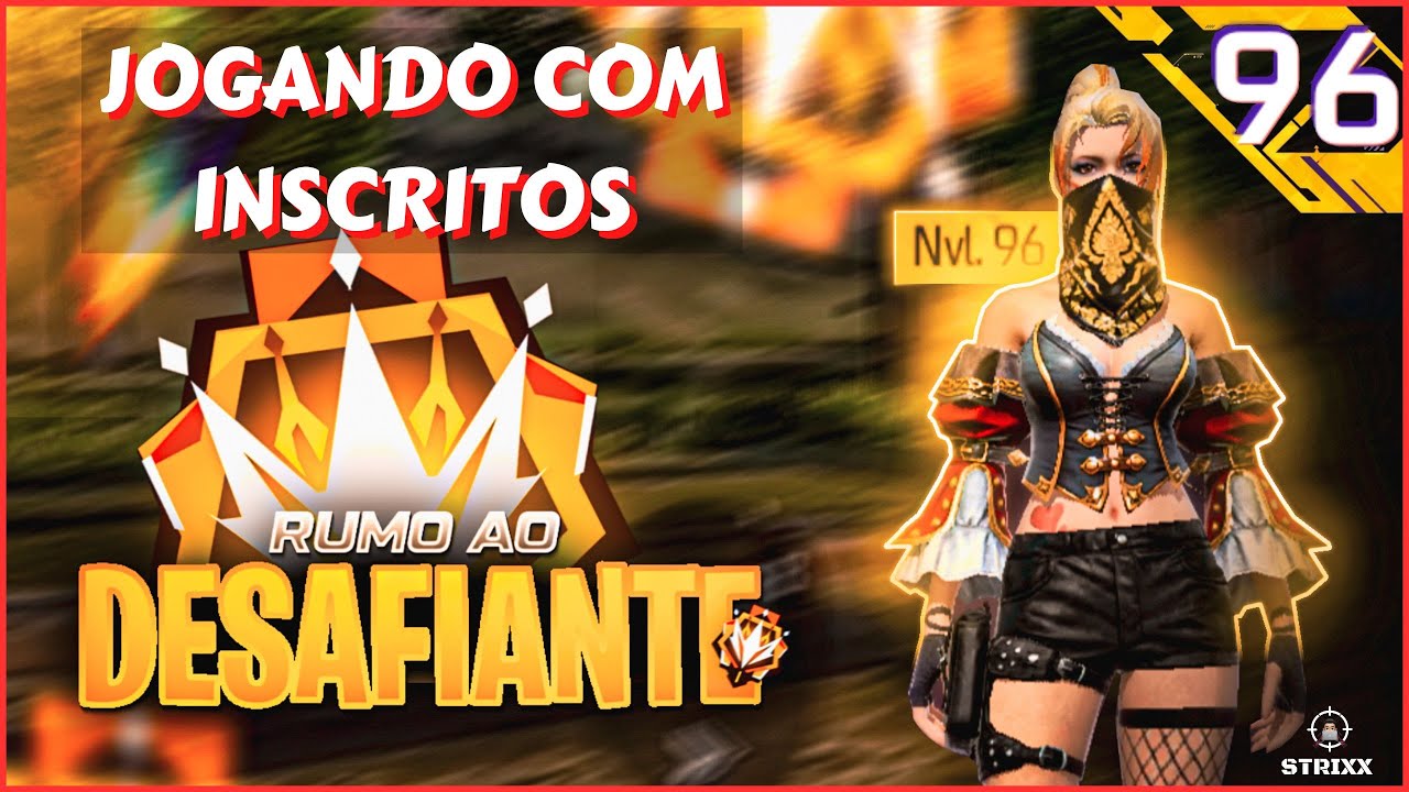 🔥FREE FIRE - AO VIVO🔥X1 DOS CRIAS PREMIADO+RUMO AO MESTRE🔥 