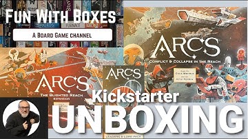 ARCS Board Game Kickstarter Unboxing | Leder Games | A Sci-Fi strategy game from the makers of ROOT