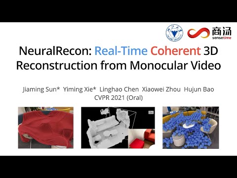NeuralRecon 5-minutes Introduction Video (CVPR 2021 oral)