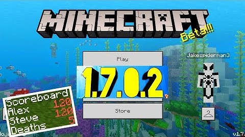NEW Minecraft Pocket Edition 1.7.0.2 UPDATE// Minecraft Bedrock Edition Scoreboard Command Added !!!
