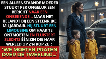Alleenstaande moeder stuurt bericht naar miljardair – en ontdekt een geheim over tweelingen