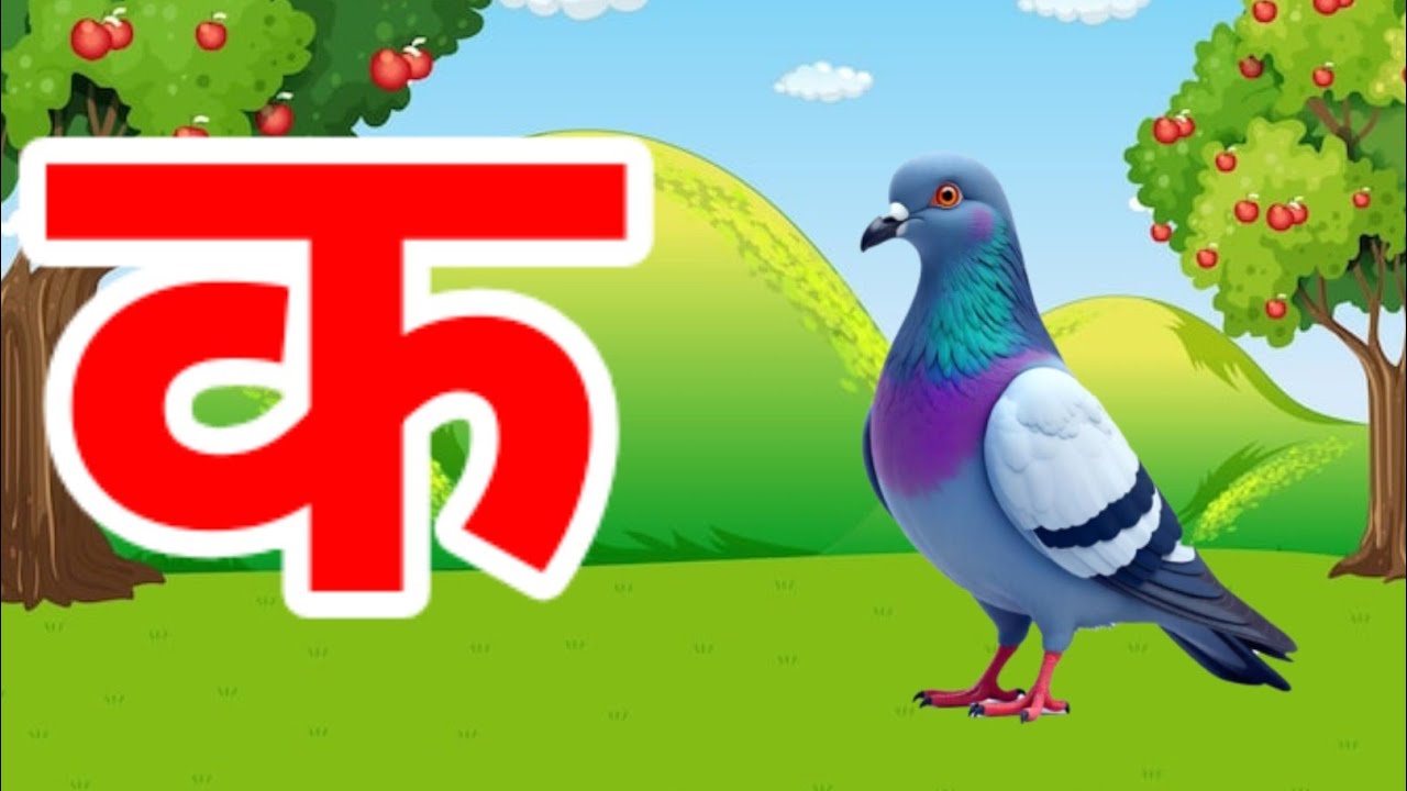 कबूतर कार्टून अ आ ई#cartoon - YouTube