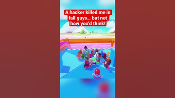 A HACKER KILLED ME IN FALL GUYS!!