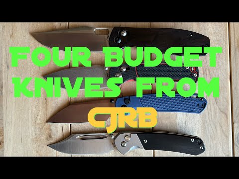 Unboxing - Four Budget Knives from CJRB: Shale, Prada, Pyrite Light & Pyrite Bowie